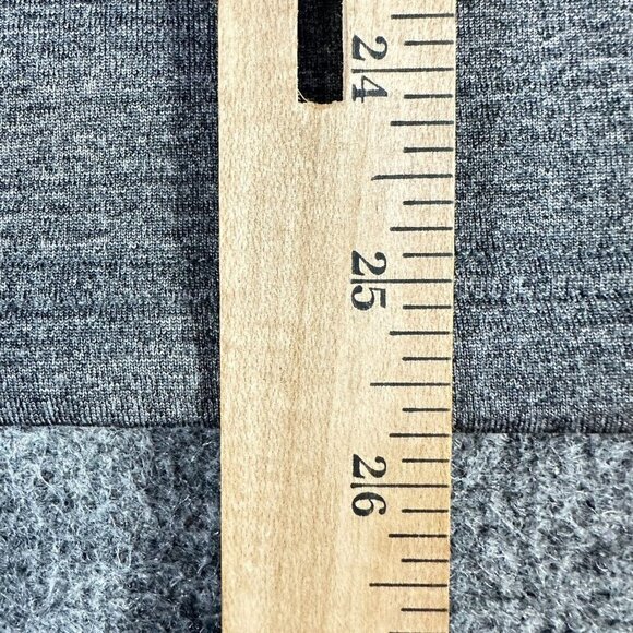 01 Algo Mens Pullover S Gray 1/4 Zip Waffle Thermal - Picture 5 of 5